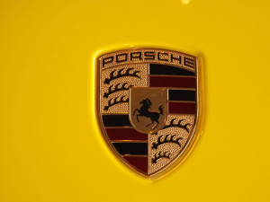 Porsche badge in Harston Cambridge Porsche badge in Harston Cambridge