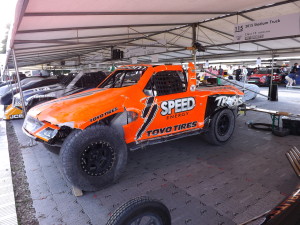 Robby Gordon's Car after rolling it at Goodwood Festival of Speed 2015 Robby Gordon's Car after rolling it at Goodwood Festival of Speed 2015