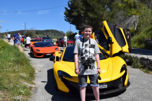 Ollie with cars